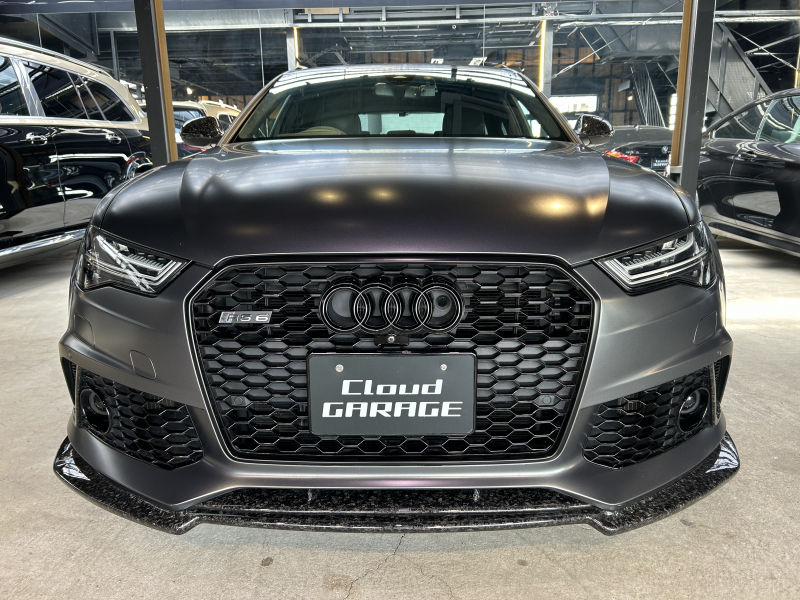 アウディ RS6 アバント HRE製21インチホイール KWver.4車高調 AKRAPOVICマフラー 中古車情報 神奈川県 Cloud  GARAGE https://www.cloud-garage.jp/